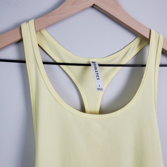 Fabletics Yellow Tank Top Small - Picture 2 of 4